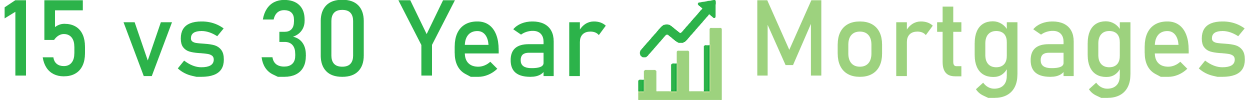 Compare 15 vs 30 Year Mortgage Payments.