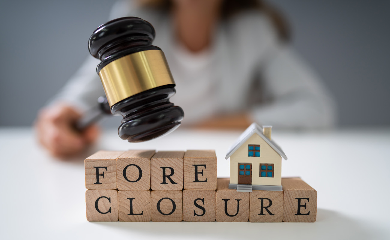 Foreclosure notice.