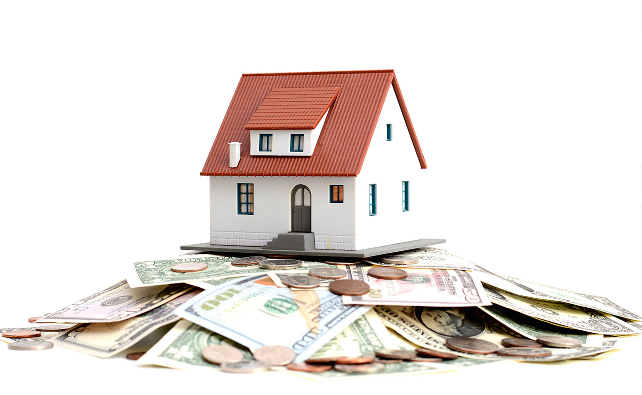 House on cash and coin.