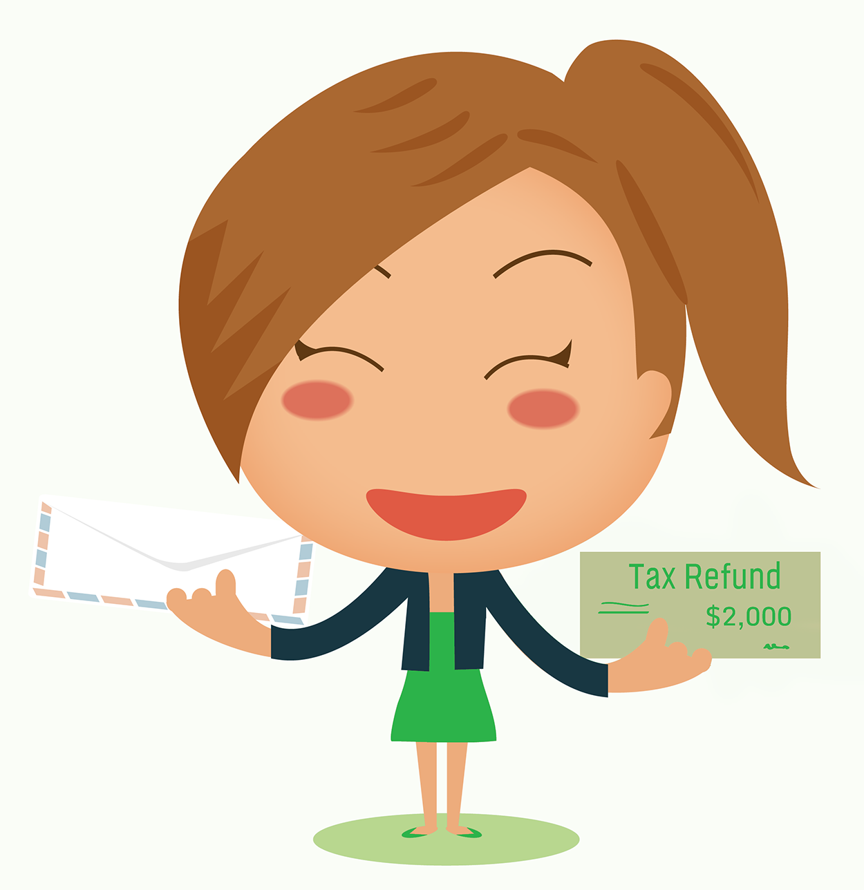 Federal Income Tax Refund Check.
